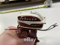 VINTAGE JOHNSON 30hp SEA HORSE MADE IN JAPAN MINI TOY BOAT OUTBOARD MOTOR