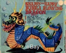 VINTAGE MARX SNAPPY THE DRAGON, battery-operated, withRepro-Box. 1960's