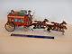 Vintage Original Wells Fargo Overland Stagecoach Battery Operated Tin Litho Toy