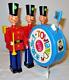 Vintage Rare Toyland Parade Battery Operated British Marching Soldiers 9001