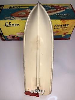 VINTAGE SCHUCO NAUTICO 5550 BOAT. FULLY WORKING & COMPLETE WithBOX & INSTR