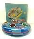 Vintage Tm Tin Litho Space Explorer Flying Saucer X-7 Battery Op. Japan With Box