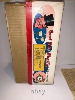 (VTG) 1950s Illfelder Toy Good Time Charlie Battery Op Japan Working