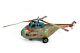 Vtg Momoya Tin Atlantic H-5 Helicopter Made In Japan Battery Operated For Parts
