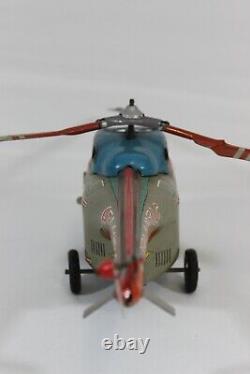 VTG Momoya Tin Atlantic H-5 Helicopter Made in Japan Battery Operated for Parts
