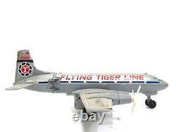 VTG RARE Flying Tiger Line Swing Tail Cargo Plane Tin Litho TN Nomura Japan Marx