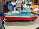 Very Clean San Japan Tin Tugboat Battery Operated, But Does Not Work. 13 Long