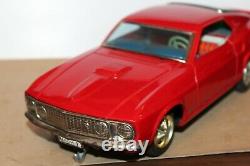 Very Nice Vintage Taiyo Tin Litho Battery Operated Ford Mustang Mach 1