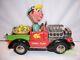Vintage 1950's Battery Operated John's Farm Tin Toy Truck Japan