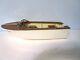 Vintage 1950's K&o Fleetline Dolphin Speedboat Plastic & Wood Boat