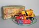 Vintage 1950's Linemar Concrete Mixer Battery Operated Toy Truck With Box