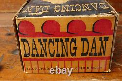 Vintage 1950s Bell Products Dancing Dan Mystery Mike w Box Battery Op Toy Works