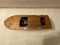 Vintage 1950s Fleet Line Toy Boat Battery Operated Motor (Sea Baby)