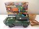 Vintage 1950s K Co. Us Navy Armored Car Battery Operated Tin Toy Mint In Box