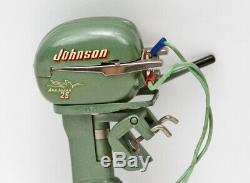 Vintage 1954 Johnson Seahorse 25 hp Outboard K&O Model Toy Electric Boat Motor
