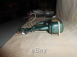 Vintage 1957 Gale Buccaneer 25 H. P. Battery Operated K+O Toy Outboard Motor
