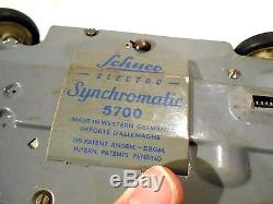 Vintage 1958 Schuco Elekto Synchromatic 5700 Battery Op Packard-Tin 10.5