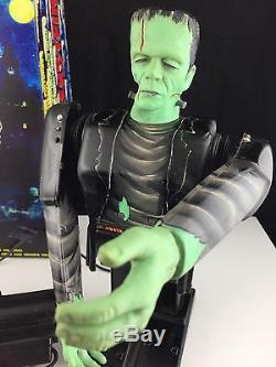 Vintage 1960 Marx Frankenstein 13 Battery Operated Remote Tin Litho Rare