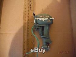 Vintage 1960's Miniature 5 Electric Toy Johnson Outboard Motor Made In Japan