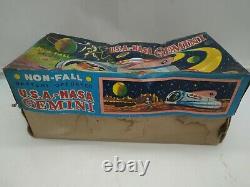 Vintage 1960's Modern Toys usa NASA Gemini JAPAN TIN TOY Original Spaceship BOX