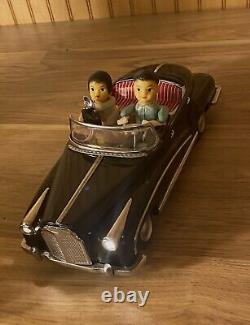Vintage 1960's Tin Toy ME 630 PHOTOING ON CAR Black Rolls Royce in Original Box
