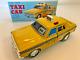 Vintage 1960's Yonezawa Taxi Cab Battery Operated Toy With Original Box