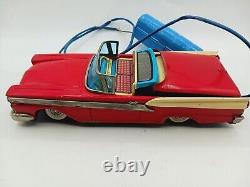 Vintage 1960s Cragstan Battery Operated Ford Fairlane 500 With Retractable Roof