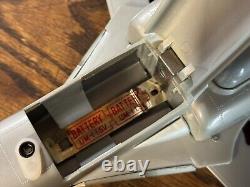 Vintage 1960s GRUMMAN Tin Litho F111A JET FIGHTER Airplane Toy in Original Box