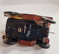 Vintage 1961 Hubley Mr. Magoo Battery Op Tin Litho Car WORKS VGC Missing Canopy