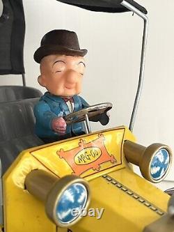 Vintage 1961 Hubley Mr. Magoo Battery Operated Tin Litho Car WORKS