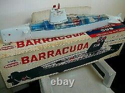 Vintage 1962 Remco Barracuda Submarine and box