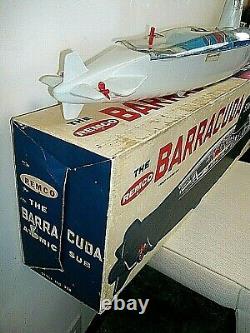 Vintage 1962 Remco Barracuda Submarine and box