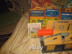 Vintage 1969 IDEAL POWER MITE WORKSHOP IN BOX COMPLETE PLUS EXTRA TOOLS