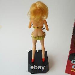 Vintage 1969 Poynter Go-Go Girl Cocktail Bar Drink Mixer Battery Operated with Box