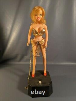 Vintage 1969 Poynter Go Go Girl Drink Mixer Doll Battery Operated