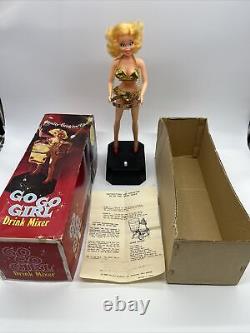 Vintage 1969 Poynter Go-Go Girl Drink Mixer with Box WORKS