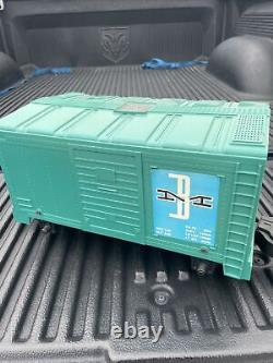 Vintage 1970 REMCO MIGHTY CASEY RIDE ON RAILROAD BLUE BOX CAR