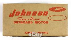 Vintage 35 Johnson Electric Toy Outboard Motor with Original Box & Instructions