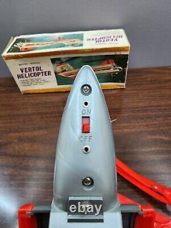 Vintage 70´s Battery operated Vertol Helicopter Hong Kong With Box