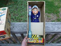Vintage A1 Amico Battery Operated Traffic Policeman toy made in Japan