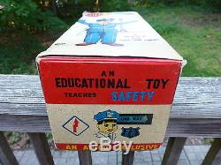 Vintage A1 Amico Battery Operated Traffic Policeman toy made in Japan