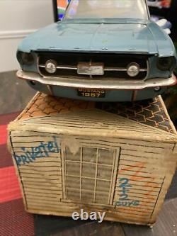 Vintage AMF Wen-Mac 1967 Ford Mustang Fastback 2+2 Battery Op in Original Box
