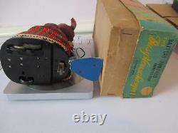 Vintage Alps Cragstan battery operated toy Busy Housekeeper Bear with box Japan