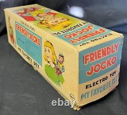 Vintage Alps Japan Battery Operated Friendly Jocko Your Favorite Pet Monkey NMIB