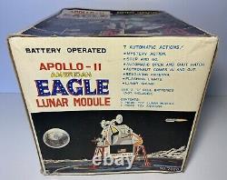 Vintage Apollo II American Eagle Lunar Module Daishin Tin Toy Space Ship