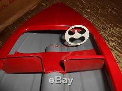 Vintage Arkansas Traveler MB-2 Tin Toy Boat in Original Box