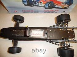 Vintage Asahi Jr Toy Product Lotus 49 Ford F-1 Battery Op Formula Racing Car #1