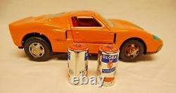 Vintage BANDAI Battery Operated FORD GT40 in ORANGE Excellent Condition