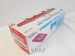 Vintage Bandai kingsize cadillac convertible red battery operated mint boxed