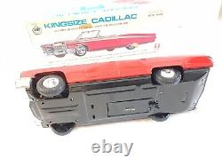 Vintage Bandai kingsize cadillac convertible red battery operated mint boxed